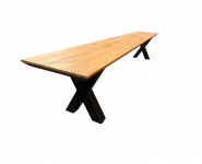 Bild für Eichenbank ohne Rückenlehne 