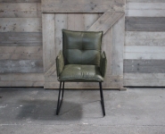Bild für Sissi Stuhl mit Armlehne Grün 